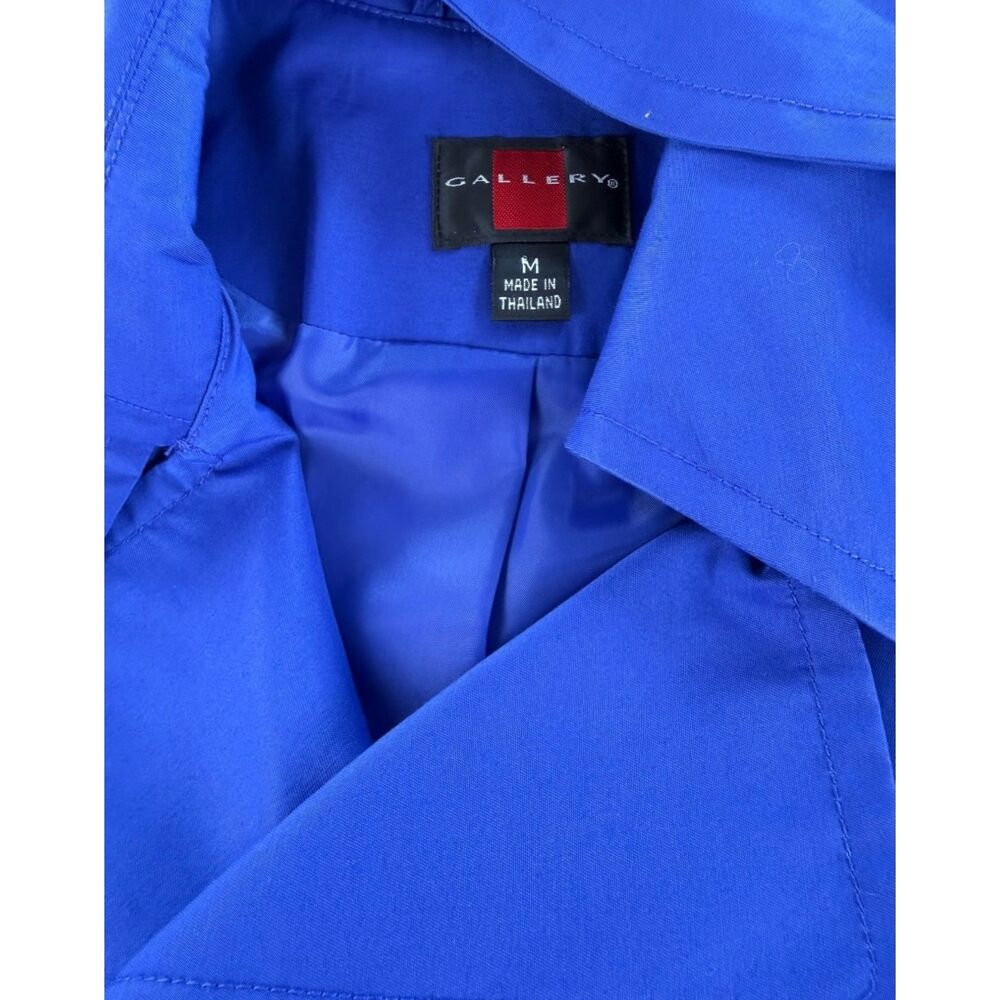 Gallery Women's Blue Short Medium Jacket - Picture 6 of 9